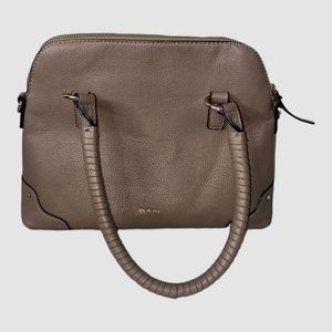 Lily & Ivy Leather Handbag Gray